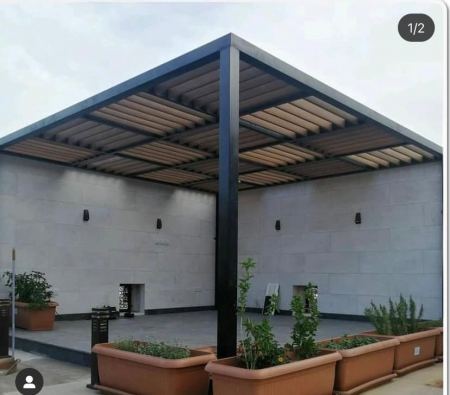 برجولات : برجولات حديد | فوائدها | أهميتها في الظل والحماية من الشمس