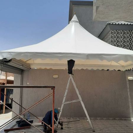 تركيب مظلات هرمية بأحدث المواصفات بأفضل العروض في الرياض