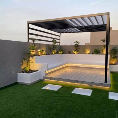 مظلات حديثة للجلسات |أفضل مظلات لكسان وPVC الرياض