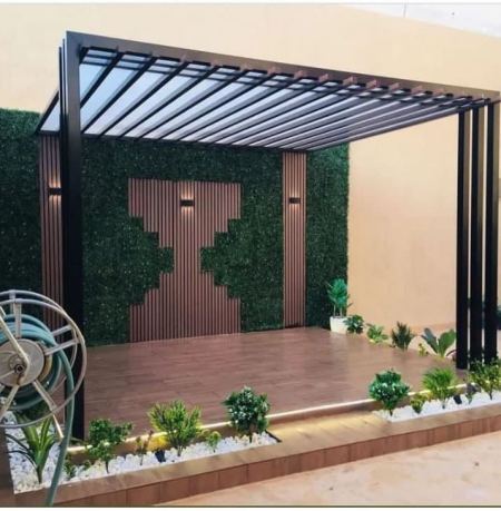 ديكور مظلات حدائق | شاهد صور أحدث وأرقي أشكال مظلات جلسات بالرياض