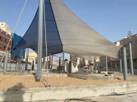 مظلات الشد الإنشائي تركيب مظلات نجوم الرياض 0557823301