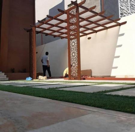  برجولات حديد & برجولات قماش & برجولات حدائق