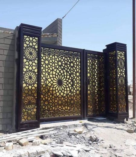 تركيب ابواب قص ليزر زخرفية حي العقيق