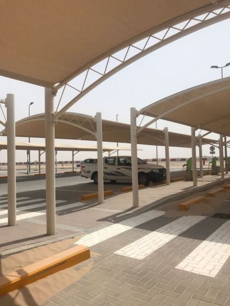 مظلات سيارات حي القادسية