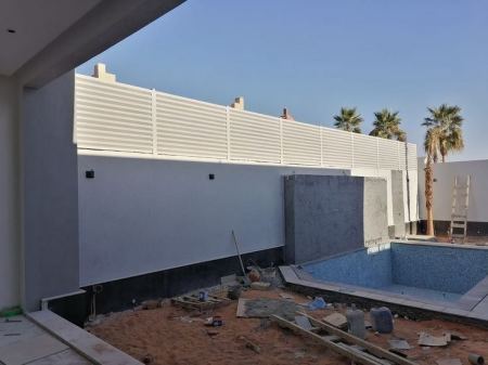 سواتر حديد ديكورية للمداخل حي عرقة