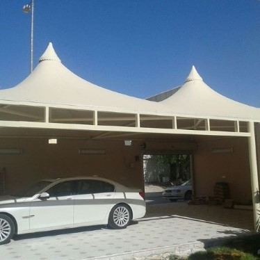 تركيب مظلات قماش بي في سي وبولي اثيلين للسيارات بأفضل أسعار 