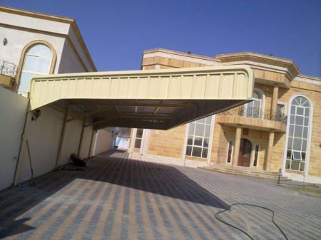 مظلات سيارات حديد الرياض حي الياسمين