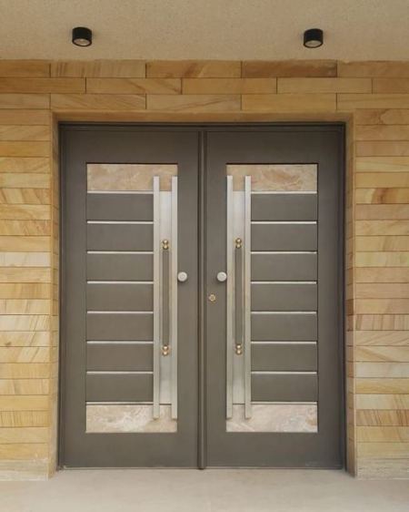 تركيب ابواب حديد ليزر | ابواب ليزر خارجية | تصاميم ابواب حديد ليزر